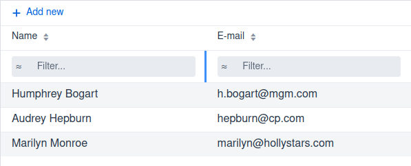 Adjusting column widths